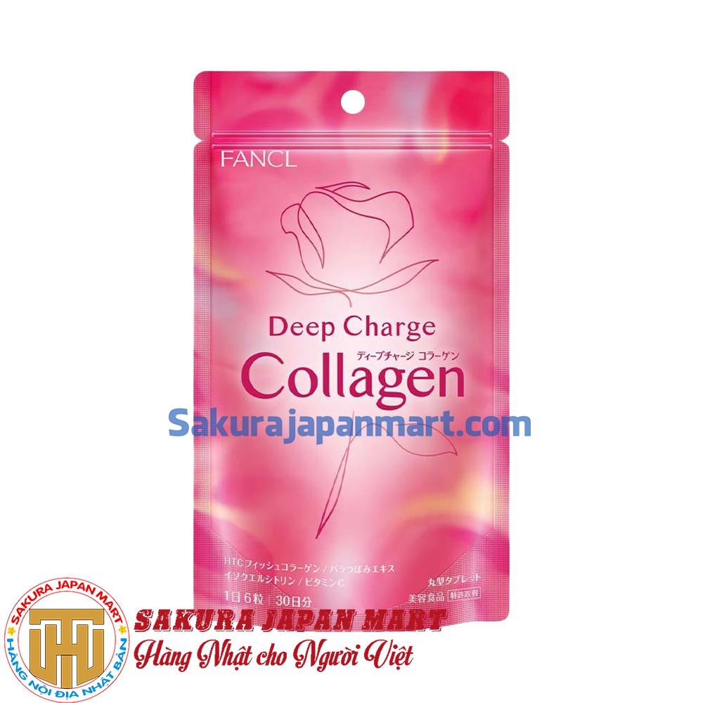 Viên uống Collagen Fancl HTC Deep Charge 180 viên